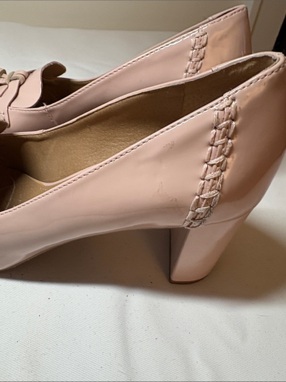 Tahari Blush Patent Heeled Pump Size 9 - Picture 6 of 11